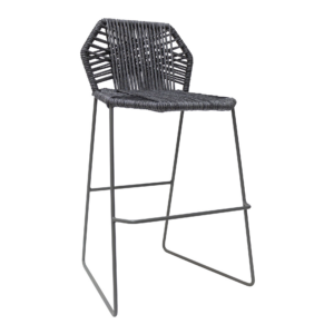 Acapulco banco hexagonal gris jaspeado