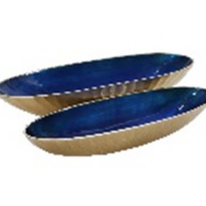 Bowl dorado y azul gde 15235-02 alum // Pedido especial