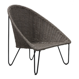 Cabo sillón café jaspeado