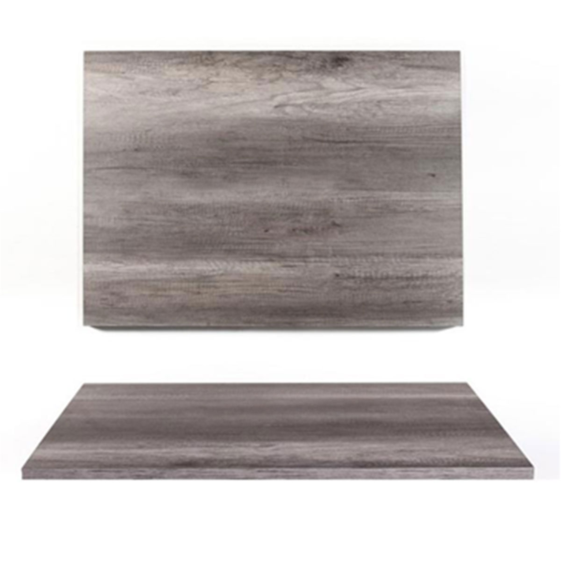 Cubierta melamina texturizada gris vintage 120x80