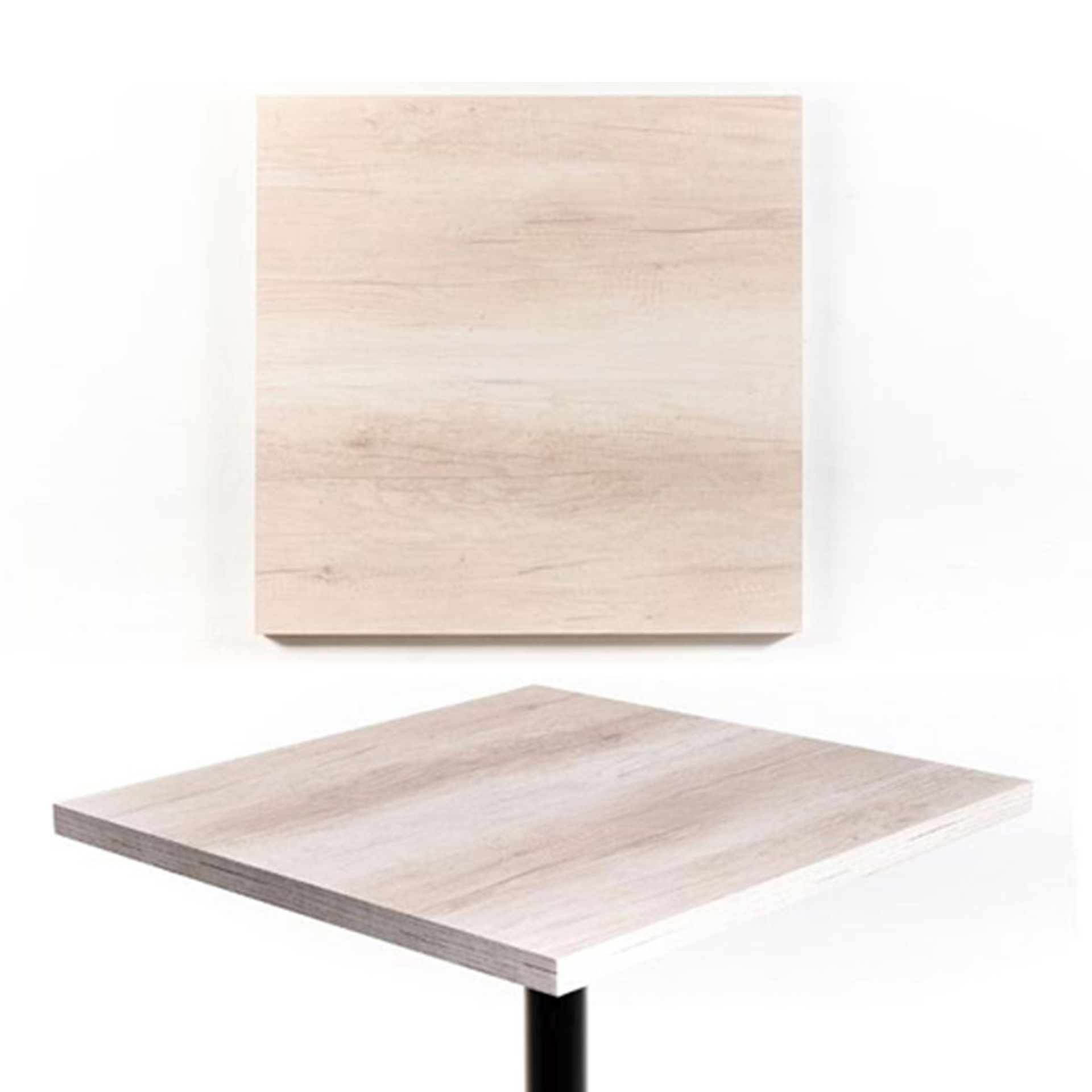 Cubierta texturizada blanco vintage 80x80