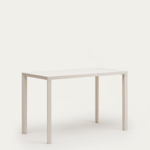 Culip mesa alta de exterior blanca