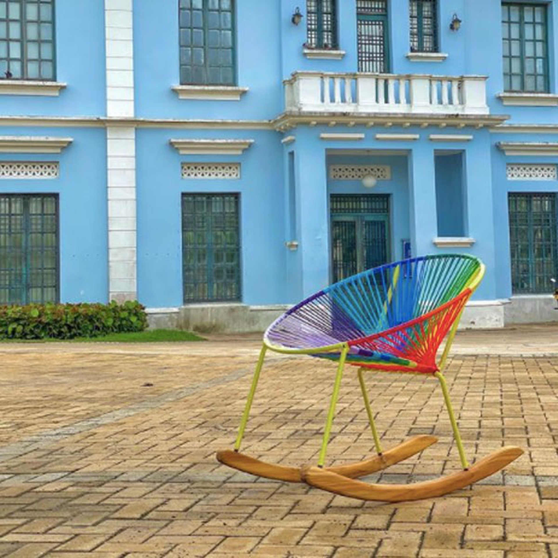 Deloss mecedora farolito multicolor - Imagen 3