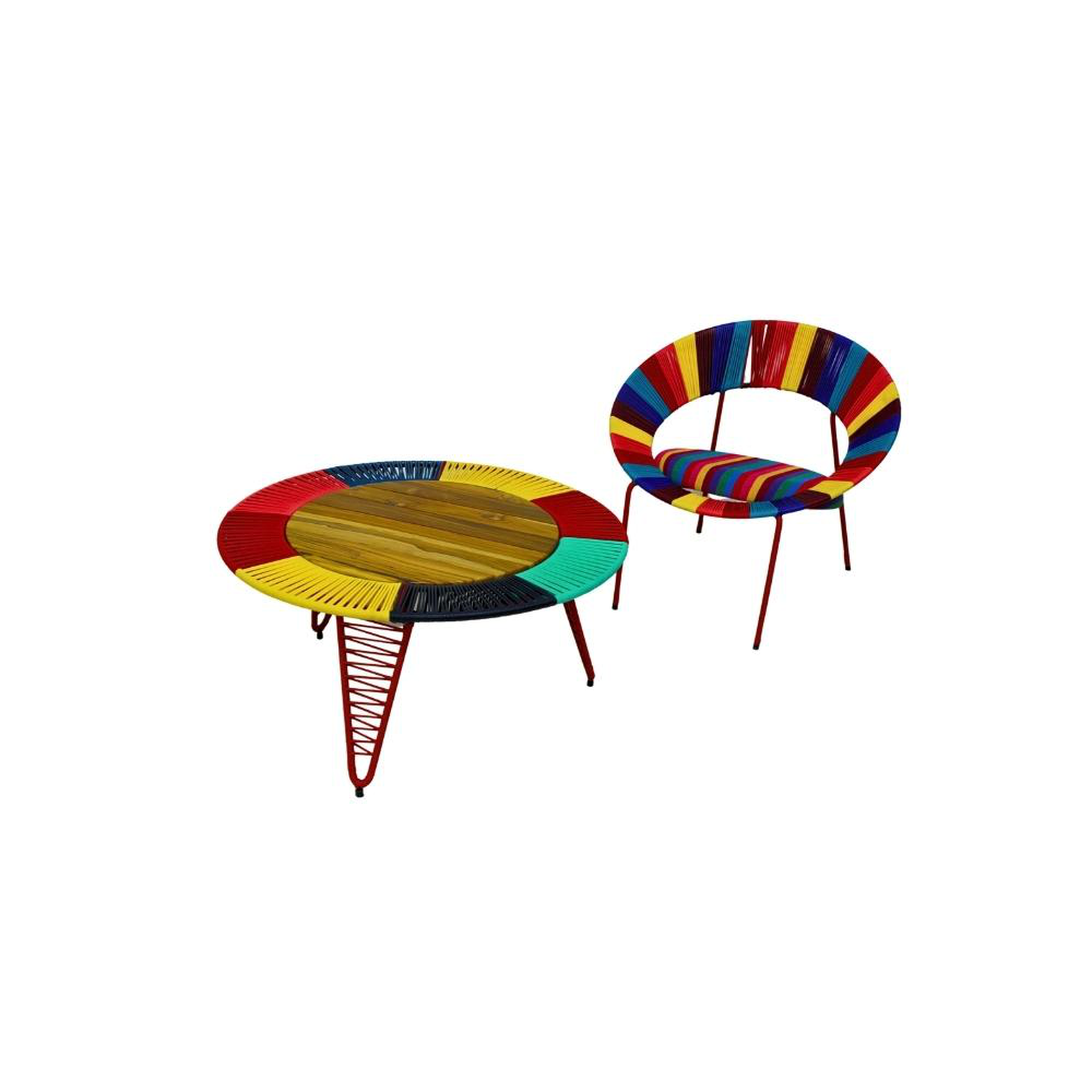 Fiji mesa de centro multicolor - Imagen 5