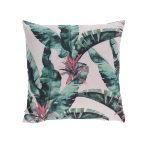 Hermie funda cojín hojas verde // Outlet