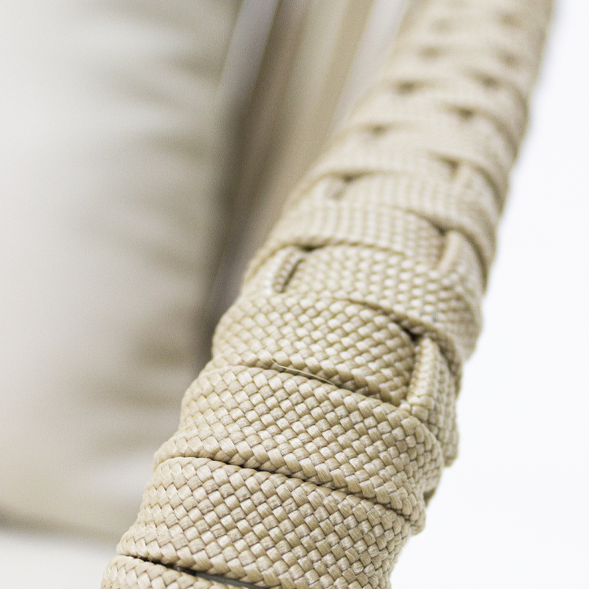 Jalisco silla metal beige cuerda beige cojines asiento y respaldo en curri - Imagen 5