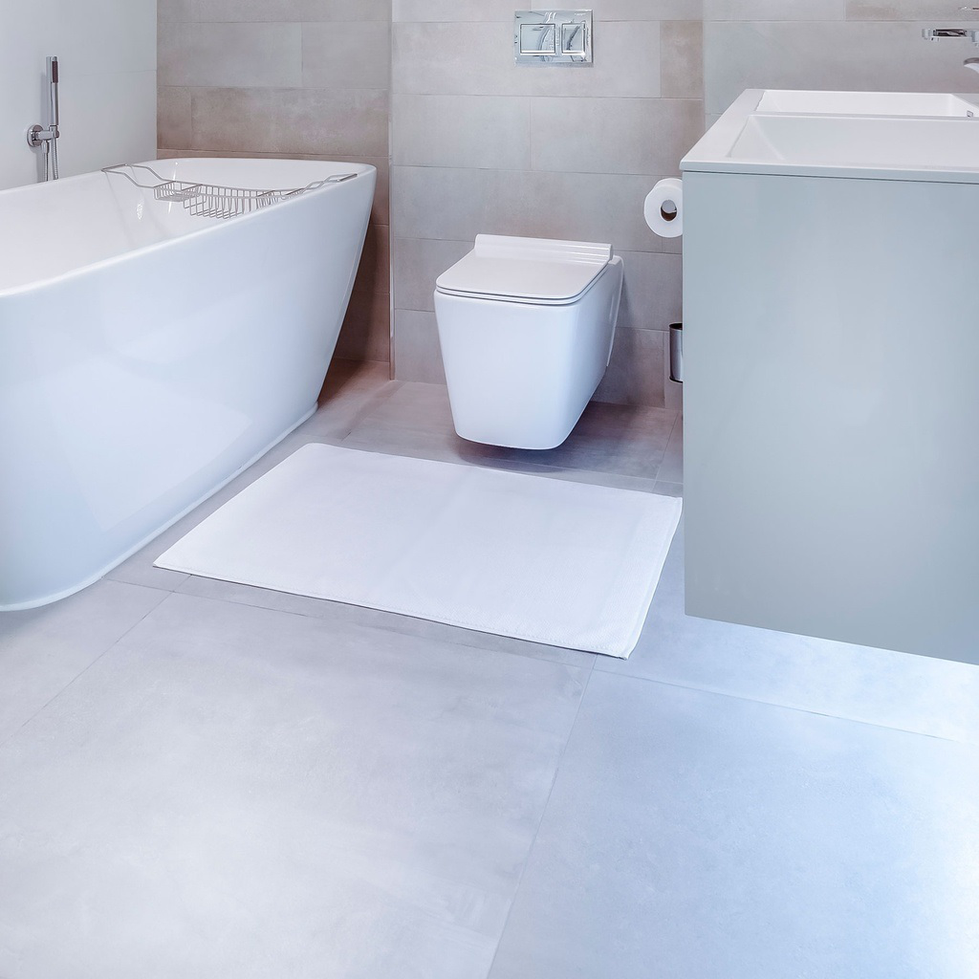 Nube tapete de baño blanco // Pedido especial min. 20 pzs. - Imagen 3