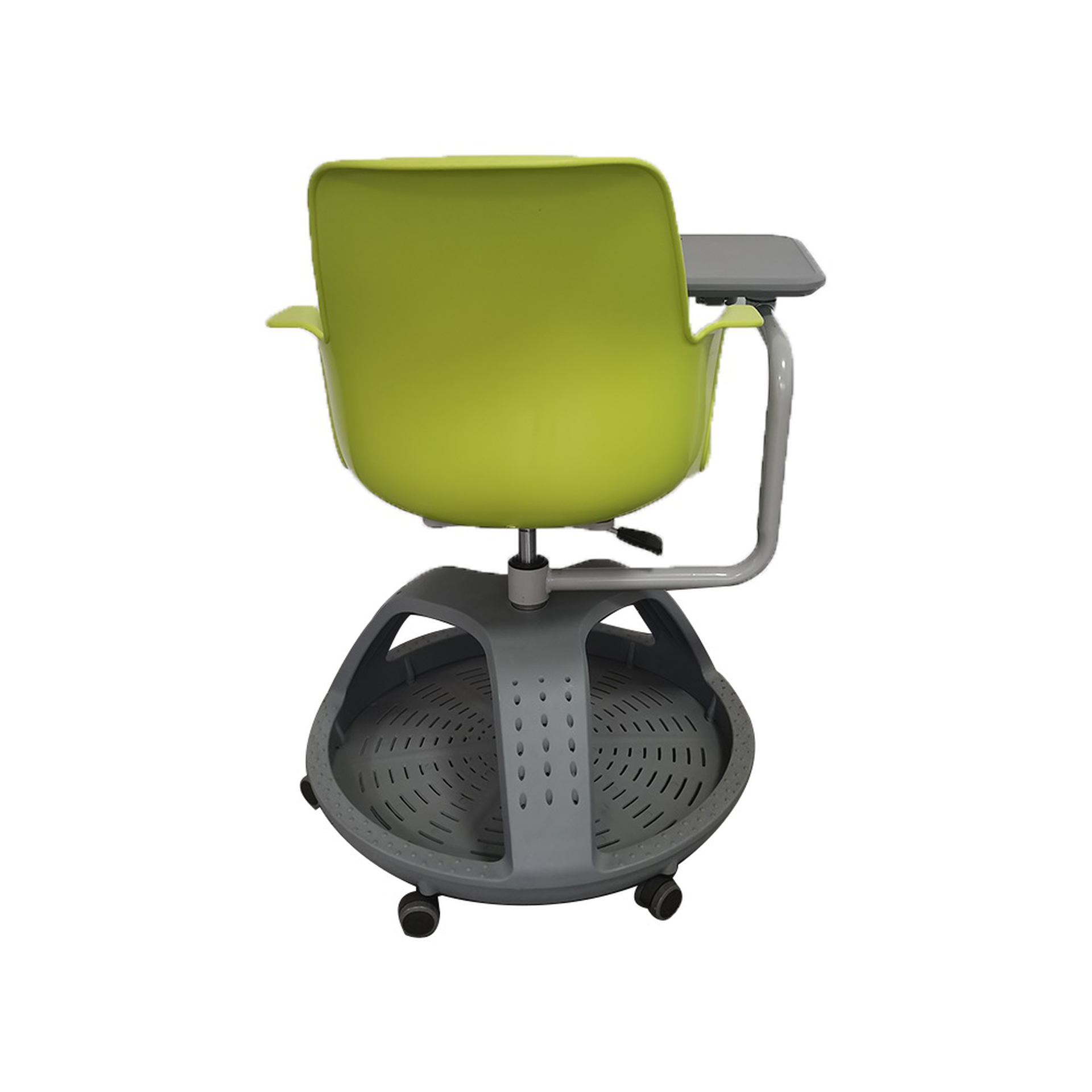 Pupitre mesa banco giratorio con ruedas color verde - Imagen 3