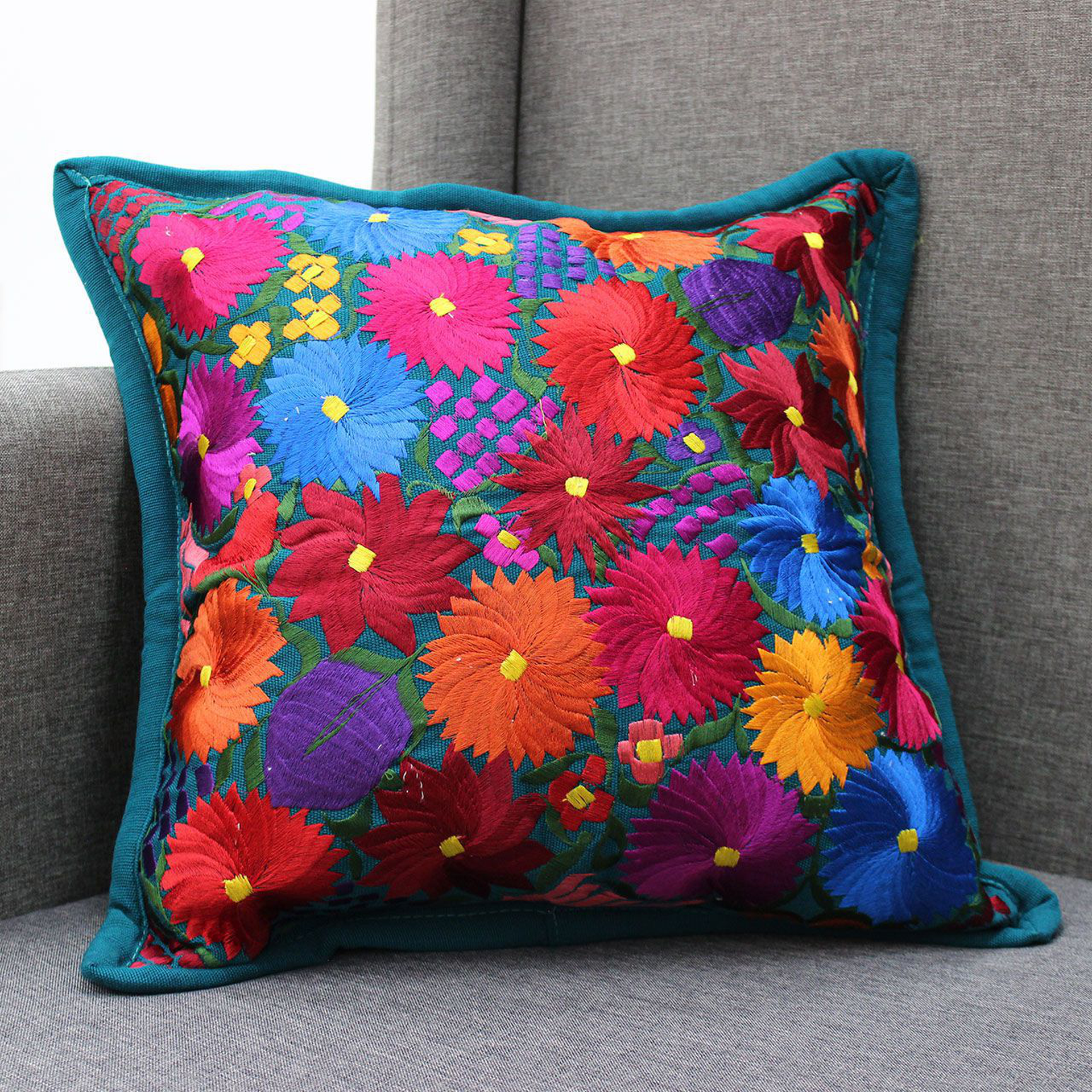 Tuxtla funda cojín colores // Outlet - Imagen 3