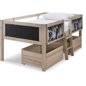 Wrenalyn cama individual infantil con 2 cajones // Pedido especial